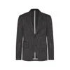 Ferragamo Men's Two Button Blazer In Black In Black