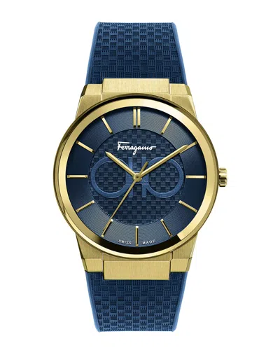 Ferragamo Men's Watch In Blue
