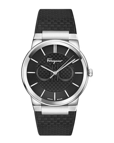 Ferragamo Men's Watch In Black