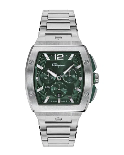 Ferragamo Men's Watch In Metallic
