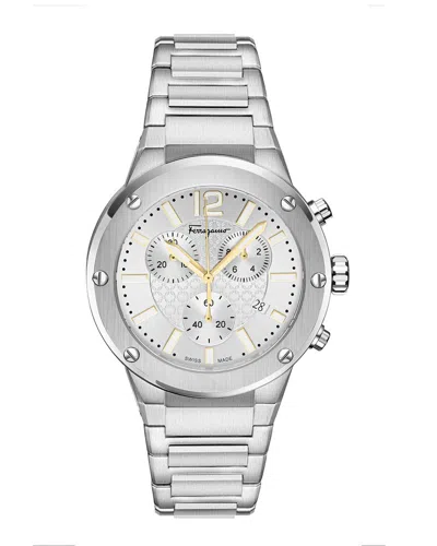Ferragamo Men's Watch In Metallic