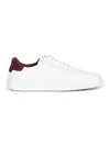 Ferragamo Men White Leather Adam Low-top Sneakers In White