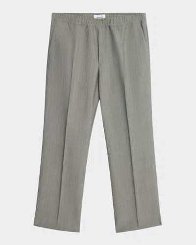 Ferragamo Men's Wool And Mohair Pull-on Trousers