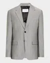 Ferragamo Men's Wool-mohair Sport Coat In Gray