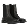 Ferragamo Loreno Leather Boot In Black