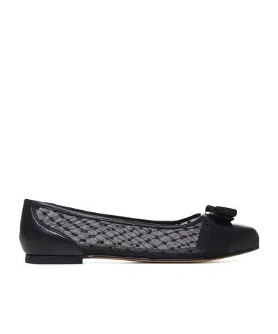 FERRAGAMO MESH FLAT SHOES