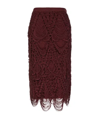 FERRAGAMO MESH SKIRT