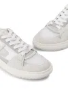 Ferragamo Mesh Suede Lace-up Sneakers