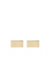 Ferragamo Logo Cufflinks In Nude