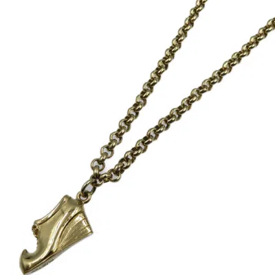 Pre-owned Ferragamo Metal Necklace () In Gold