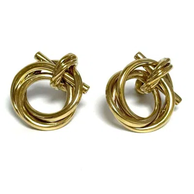 Pre-owned Ferragamo Metal Stud Earrings () In Multi