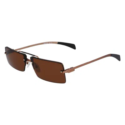 Ferragamo Metal Sunglasses In Yellow