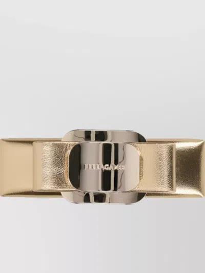Ferragamo Metallic Bow Hair Accessories