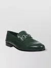 Ferragamo Metallic Hardware Loafer Round Toe
