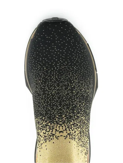 Ferragamo Metallic Sock Sneakers In Multi