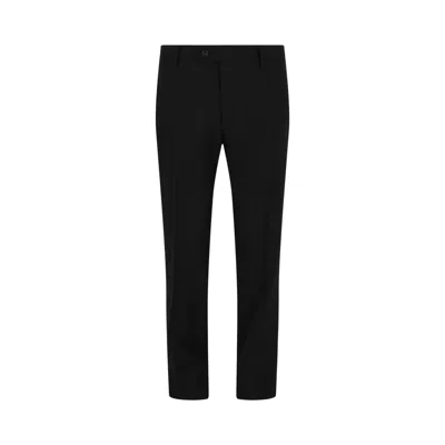 Pre-owned Ferragamo Metallic Striped Trousers 'black' | Men's Size 56