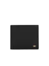 Ferragamo Gancini Textured Slide Cardholder In Black