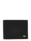 Ferragamo Micro Gancio Textured Bi-fold Wallet