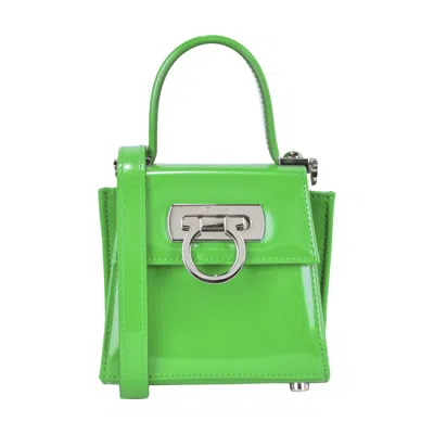 Pre-owned Ferragamo Micro Iconic Top Handle 'green' | Women's Size Onesize