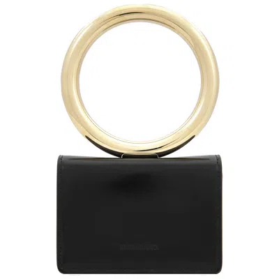 Ferragamo Micro Pouch In Metallic