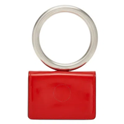 Ferragamo Kartenetui Mit Henkel In Red