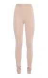 Ferragamo Mid-rise Legging In Light Pink