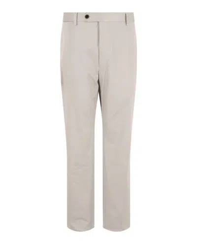 FERRAGAMO MID-RISE REGULAR-FIT CHINO PANTS WITH FUNCTIONAL POCKETS