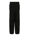 Ferragamo Mid-rise Straight Leg Pants With Flap Pockets In Black