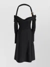 Ferragamo Midi Dress Viscose Flared Skirt