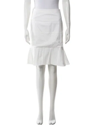 Pre-owned Ferragamo Midi Length Skirt In Neutrals