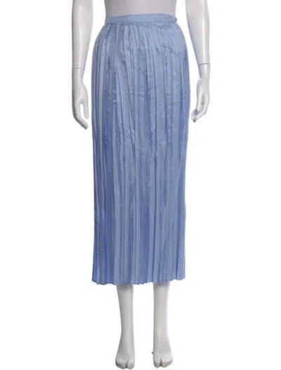 Pre-owned Ferragamo Midi Length Skirt W/ Tags In Blue