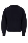 Ferragamo Studded Mock-neck Knitted Jumper
