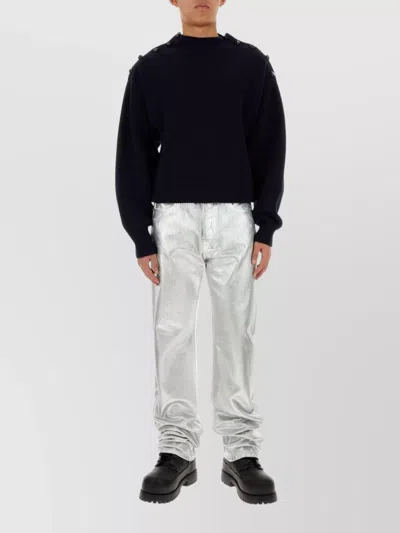 FERRAGAMO MIDNIGHT WOOL BLEND SWEATER