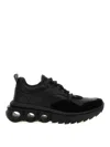 Ferragamo Running Sneakers In Black