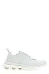 Ferragamo Nima Leather-trimmed Mesh Sneakers