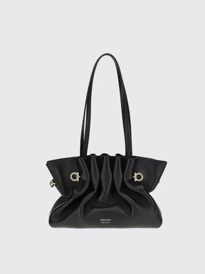 FERRAGAMO SHOULDER BAG FERRAGAMO WOMAN COLOR BLACK,G93223002