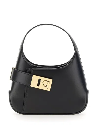 Ferragamo Mini Hobo Bag In Black