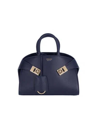 Ferragamo Mini Bag Hug In Blue