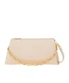 Ferragamo Embossed Logo Chain Strap Mini Bag In Pink