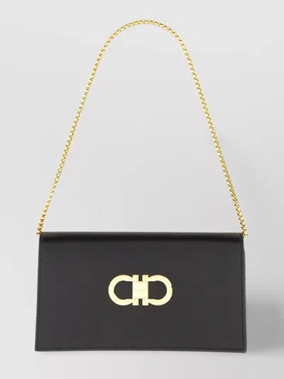FERRAGAMO MINI BAG WITH CHAIN STRAP HOOKS