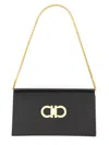Ferragamo Mini Bag With Gold-tone Clasp And Chain Strap
