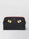 Ferragamo Small Structured Shoulder Bag With Adjustable Strap