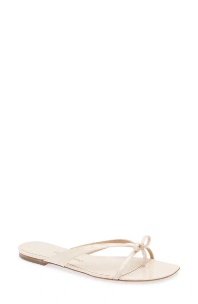 Ferragamo Mini Bow Flip Flop In Ballet