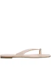Ferragamo Women's Mini Bow Leather Flip-flops Sandal In Pink