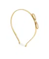 Ferragamo Mini-bow Headband In Gold