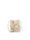 Ferragamo Mini Bucket In Beige