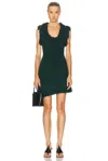 Ferragamo Mini Dress In Black