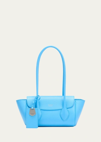 Ferragamo Mini Firenze Shoulder Bag In Blue