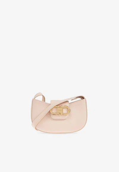 Ferragamo Mini Gabby Shoulder Bag In Pink