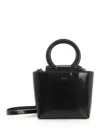 Ferragamo Mini Gancini Handbag In Black